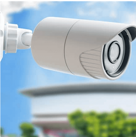 Technician Installing Camera